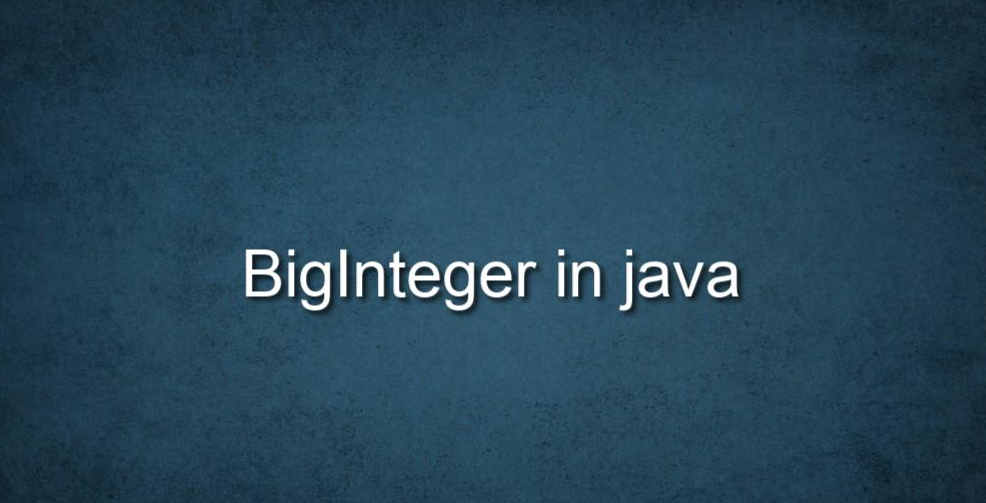 BigInteger in java Java2Blog