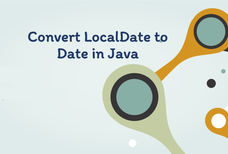 Convert LocalDate to Date in java