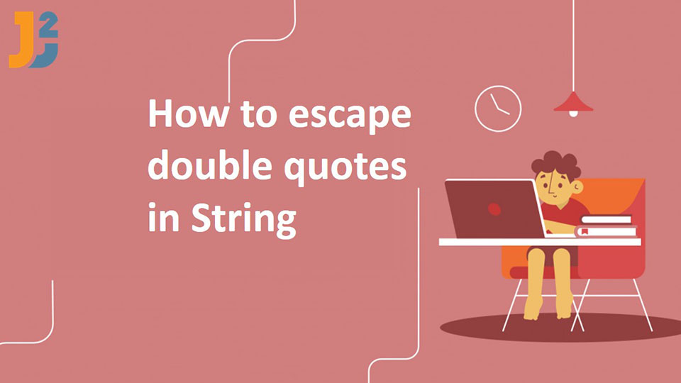 Escape double quotes in String in Java