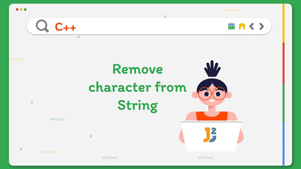 Remove character from String in C++