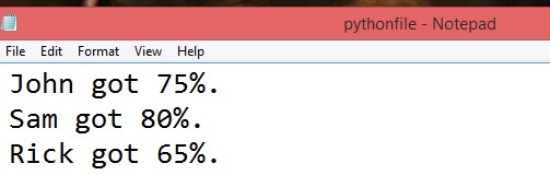 Input file for writing in python