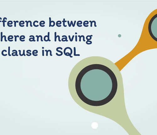 Difference between Where and having clause in SQL