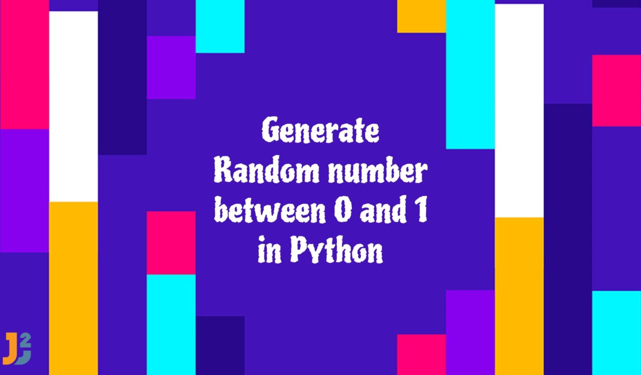 Generate random number between 0 and 1 in Python