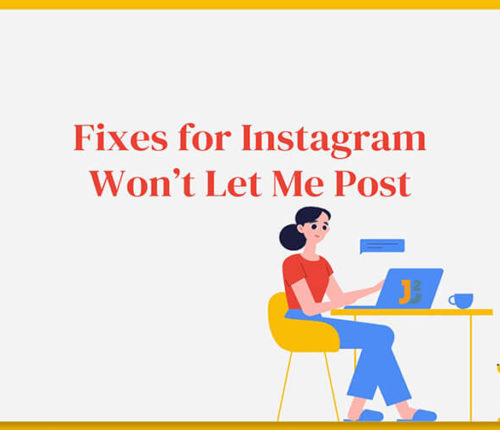 Instagram won't let me post