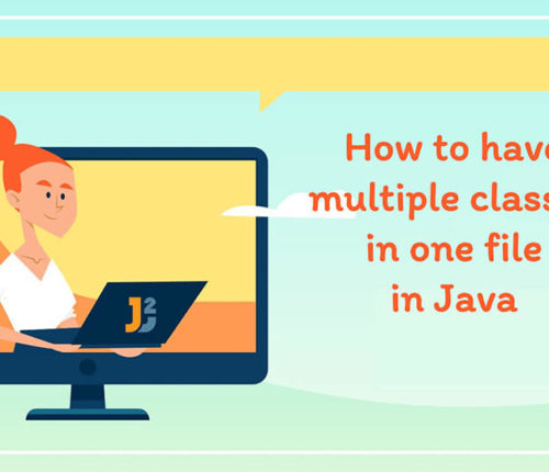 Multiple classes in one file in Java