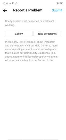 instagram help