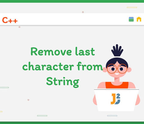 Remove last character from String in C++