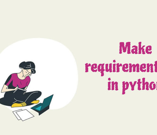 Make requirements.txt in Python