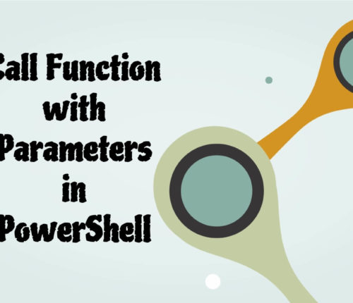 Call Function with Parameters in PowerShell