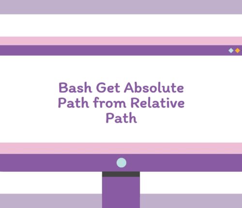 Bash get absolute path from relative path