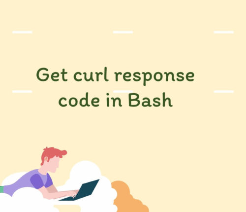 Bash get curl response code