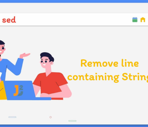 sed remove line containing string