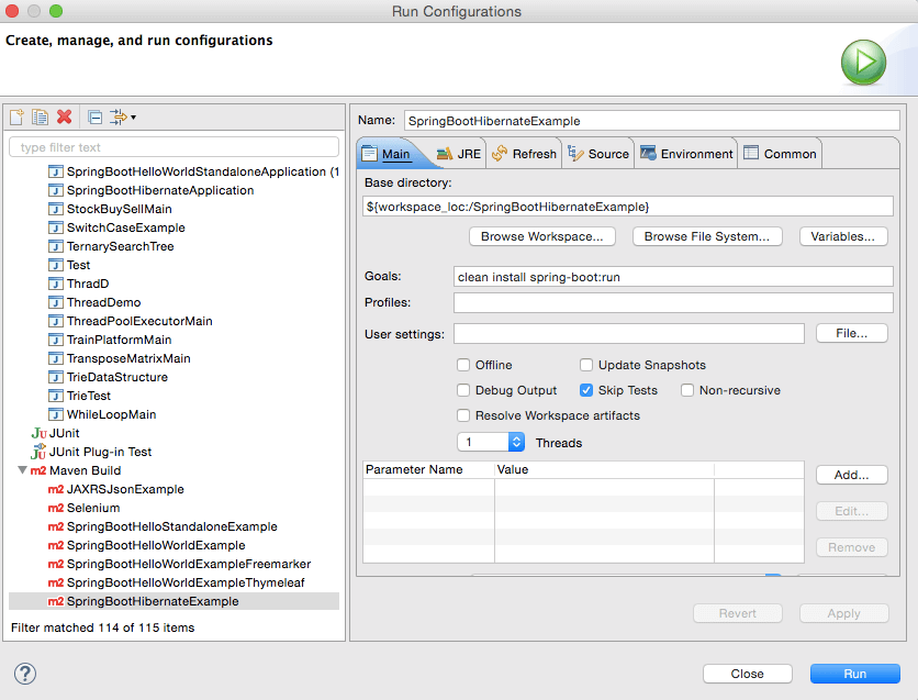 Spring Boot Hibernate Maven Build