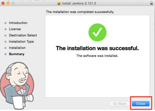installation successful
