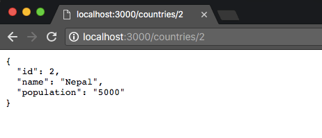 JSON server get request by ID