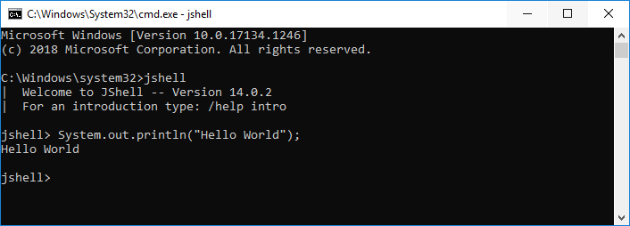 JShell