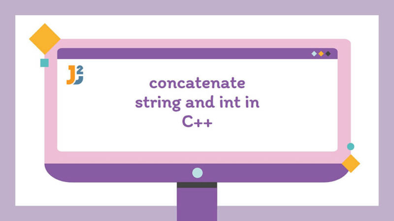 C++ concatenate string and int | Java2blog