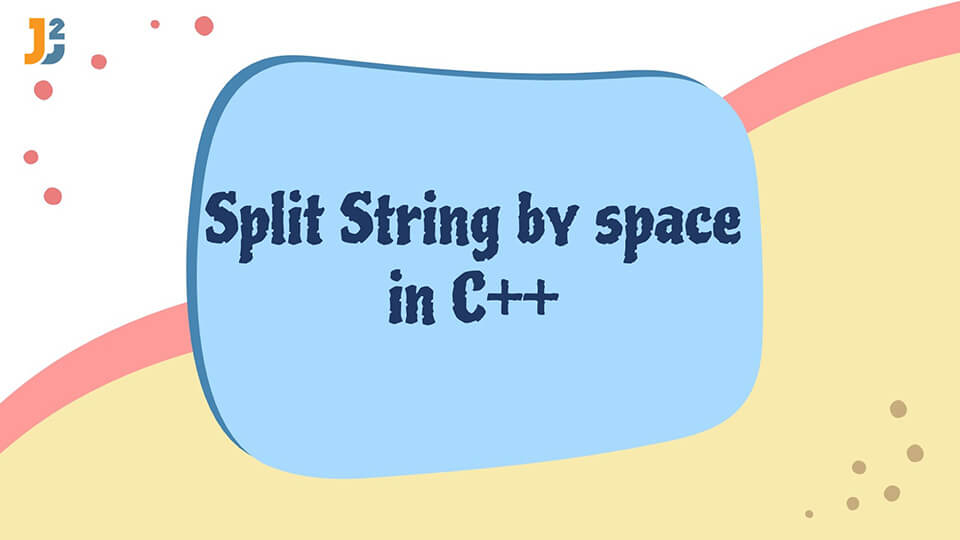Split String by space in C++