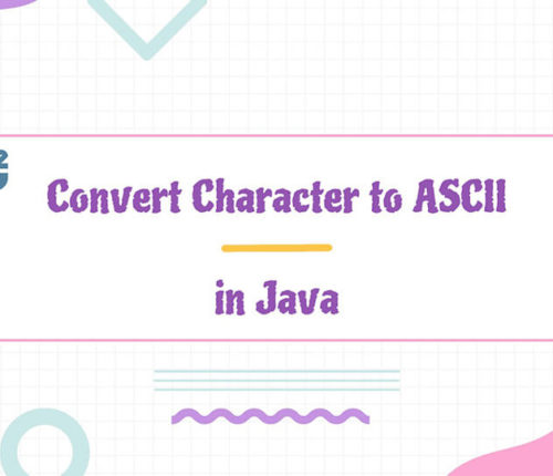 Convert chartacter to ascii in java