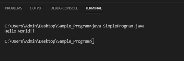 Java main method output 1