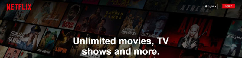 Netflix - Einthusan alternative