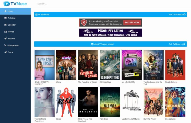 tvmuse - Couchtuner alternatives
