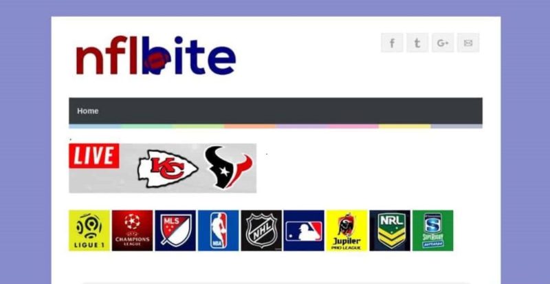 NFL bite free sports streaming sites