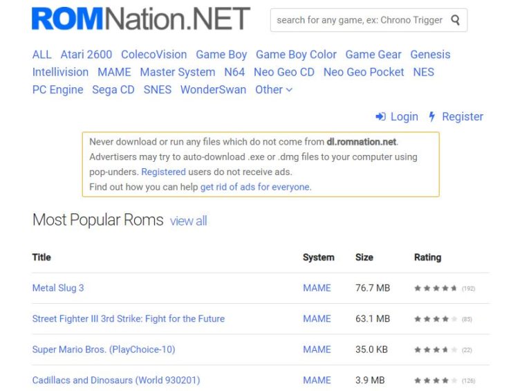 Safe ROM Sites 20+7 Best Options in 2021