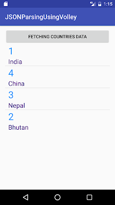 Android JSON parsing tutorial using Volley - Java2Blog