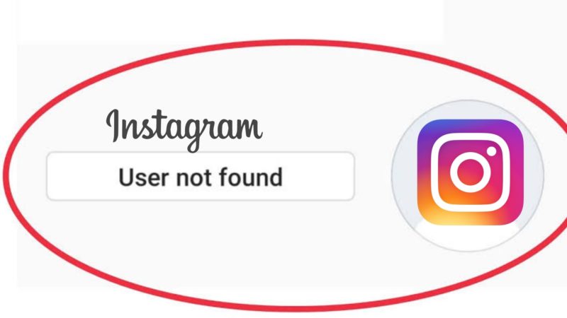 user not found instagram