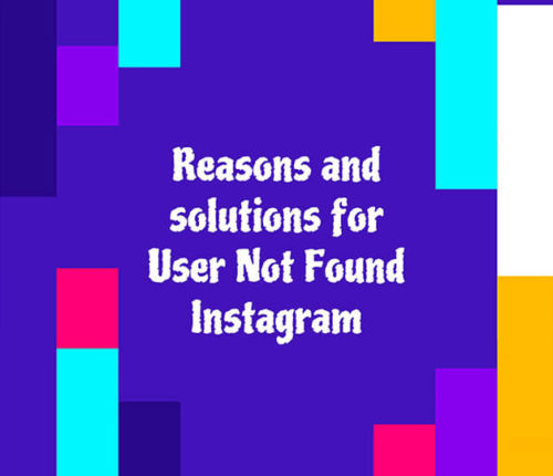 User not found Instagram