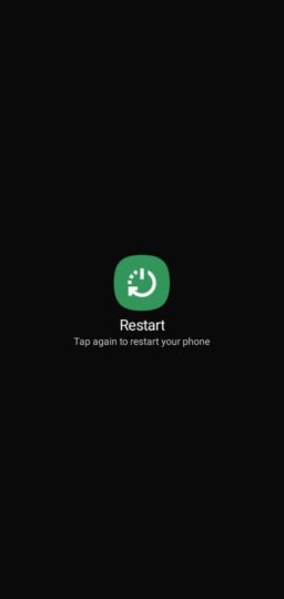 restart option on android