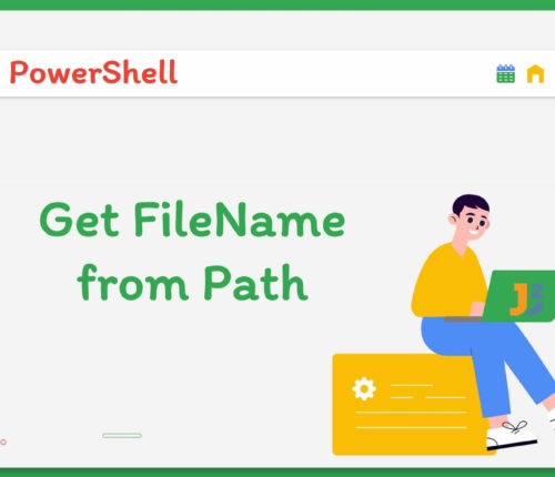 PowerShell get filename for Path