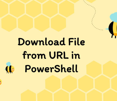 Download File from URL in PowerShell