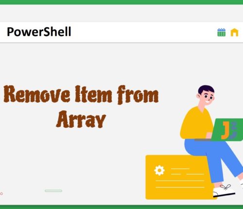 Remove Item from Array in PowerShell