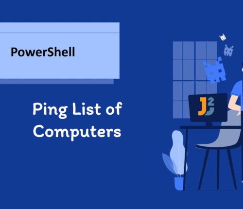 Ping List of Computers in PowerShell