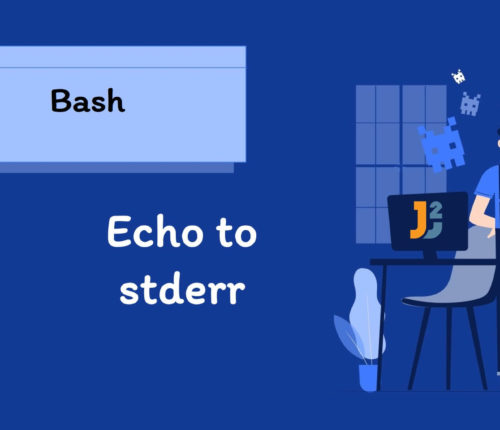 Bash echo to stderr