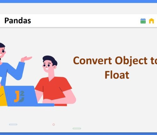 Convert Object to Float in Pandas