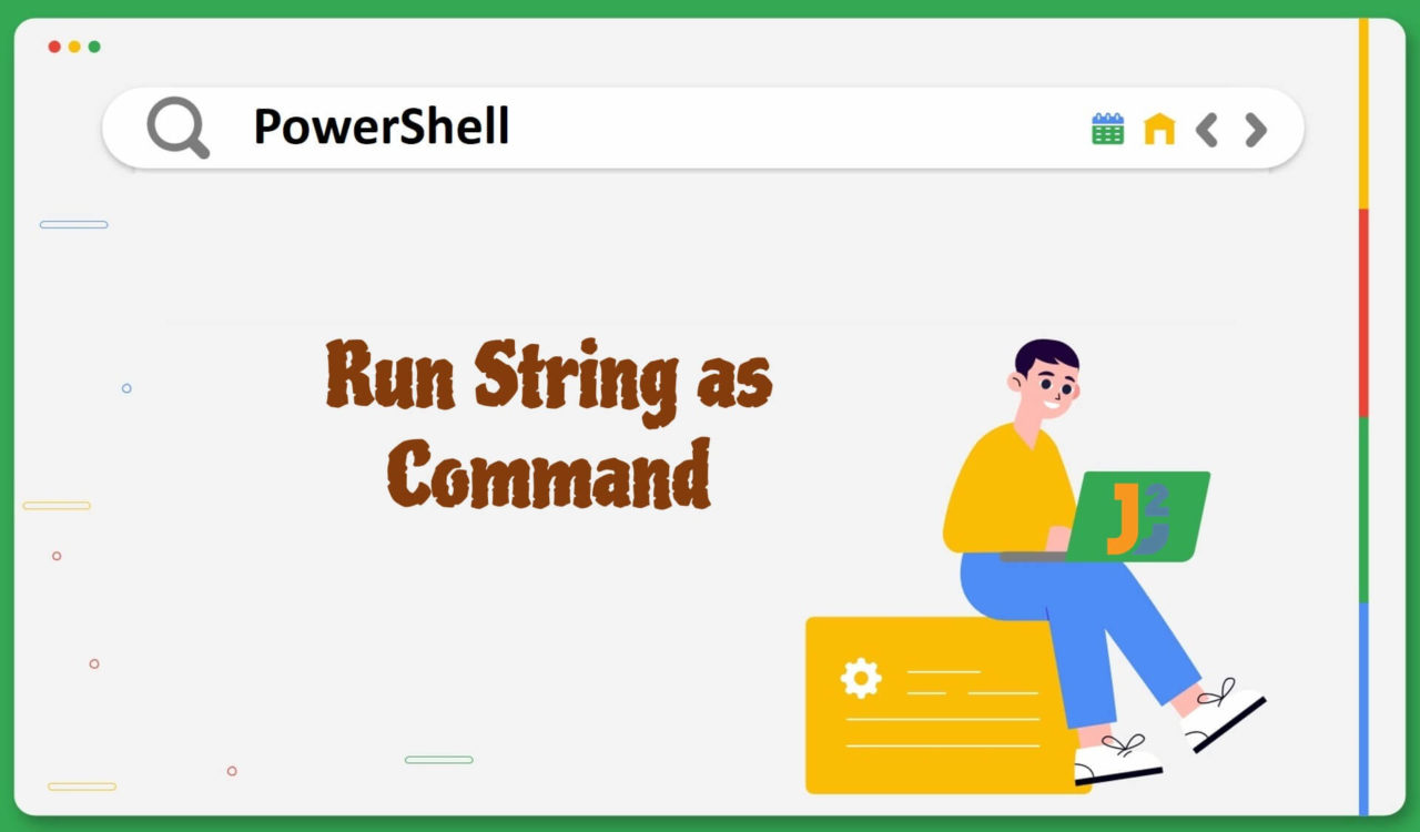 Run String as Command in PowerShell