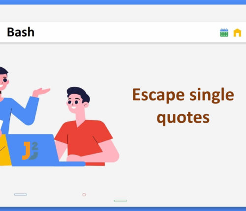 Bash escape single quotes