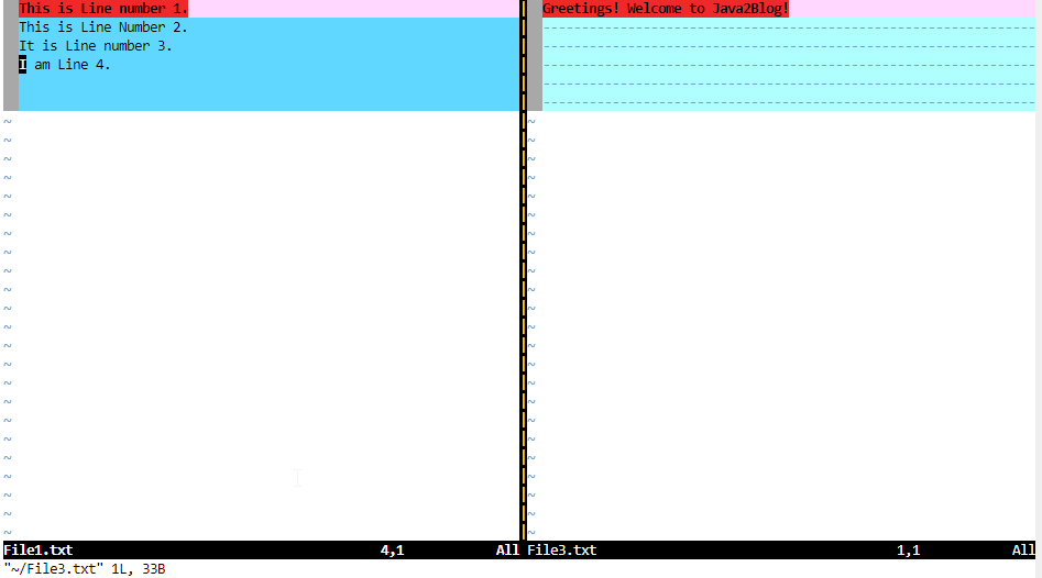 bash check if two files are the same - vimdiff