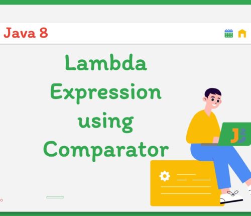 Java 8 Lambda Expression using Comparator