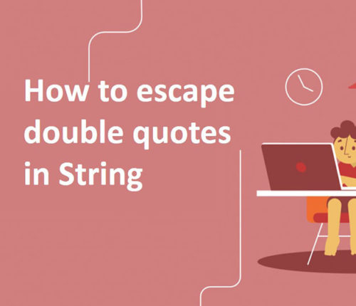 Escape double quotes in String in Java