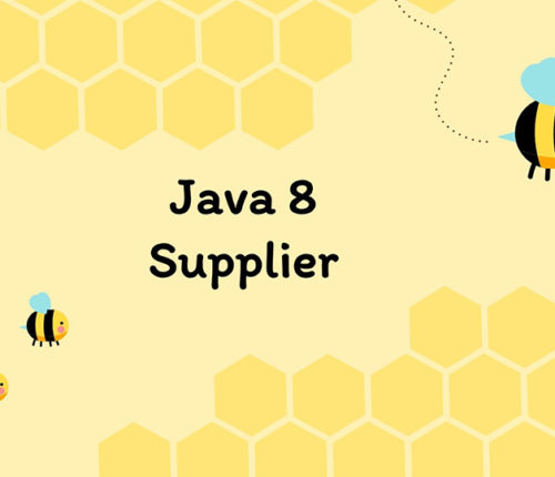 Java 8 Supplier