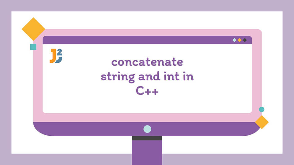 C++ concatenate string and int