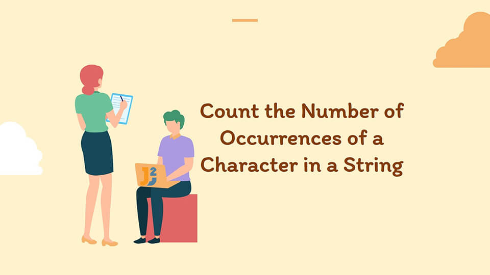 Count the Number of Occurrences of a Character in a String in Java