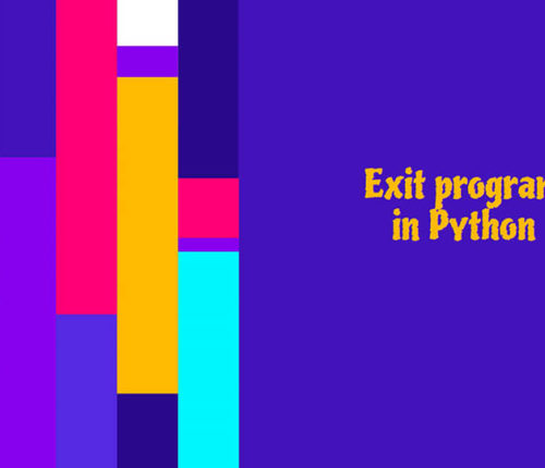 Exit Python program