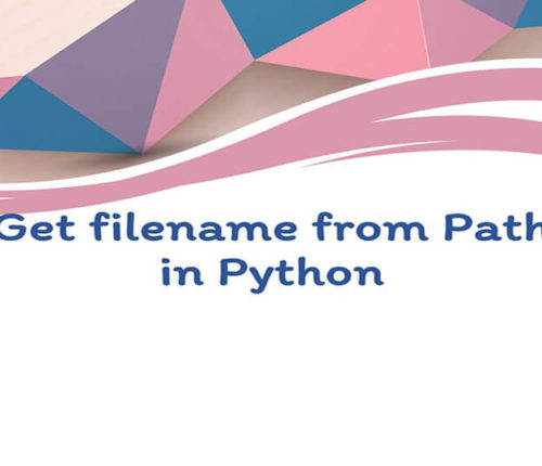 Get filename from path in Python