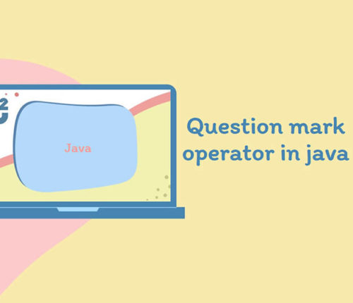 Question mark in java
