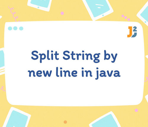 Split String by new line in java